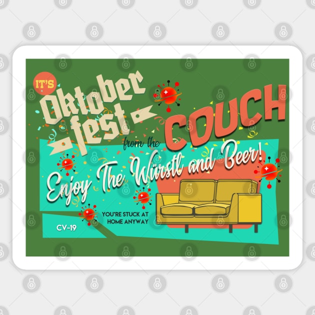 Oktoberfest covid 2020 Sticker by richhwalsh